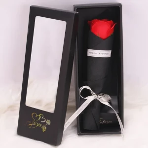 Single Red Rose With Giftbox